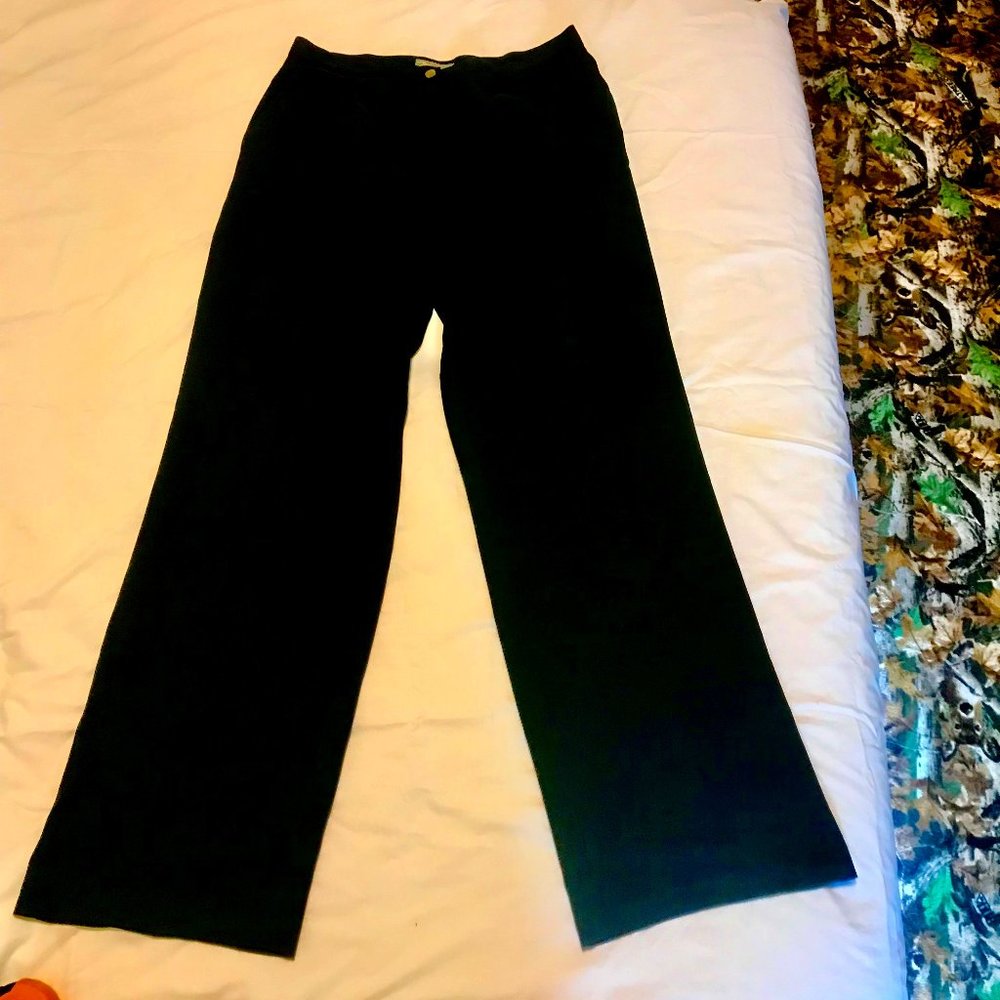 NWT - Tommy Bajama Black Pants - Cablette Relax - Heavy guage Silk